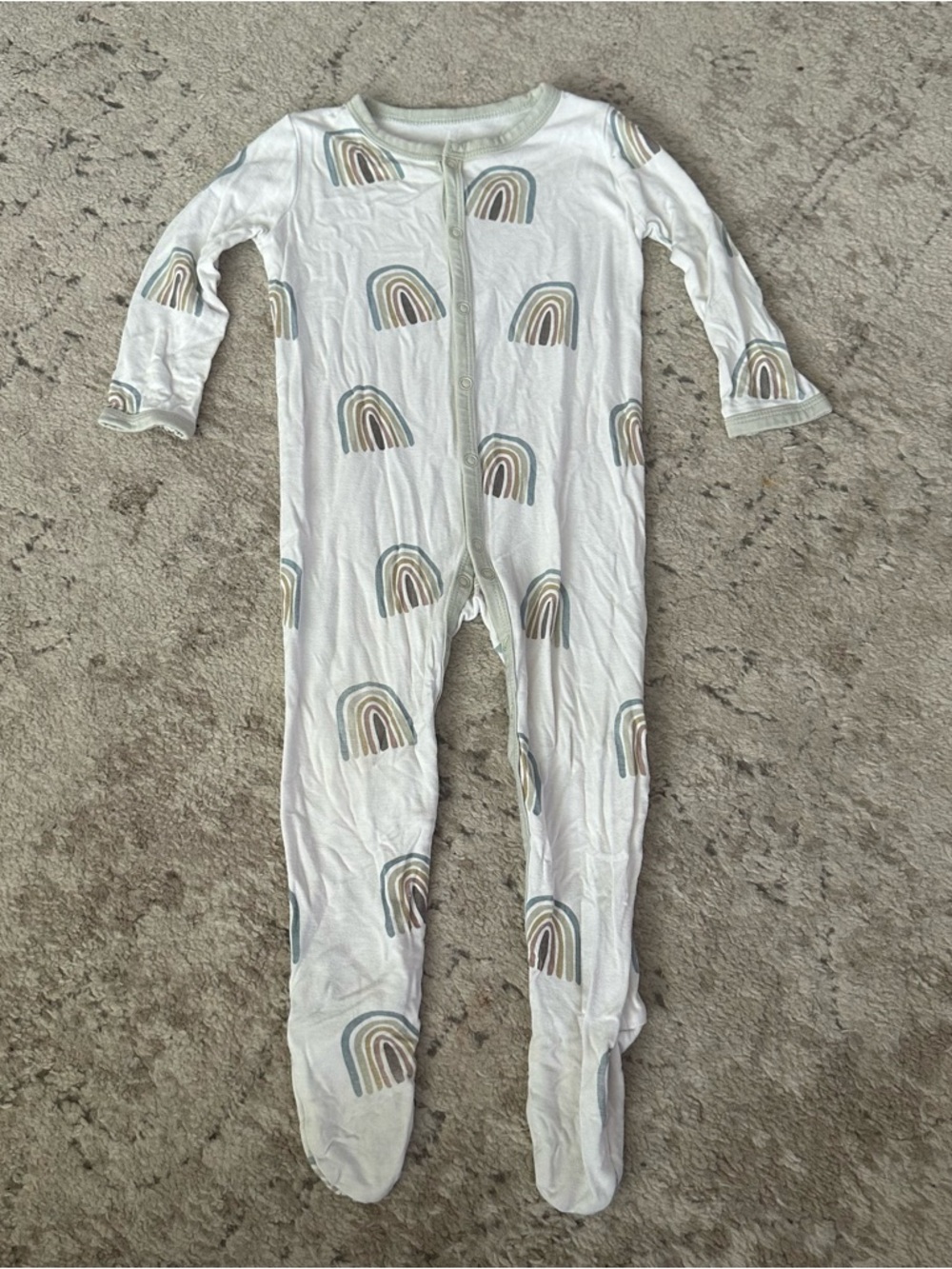Kyte Aloe Rainbow Snap Footie